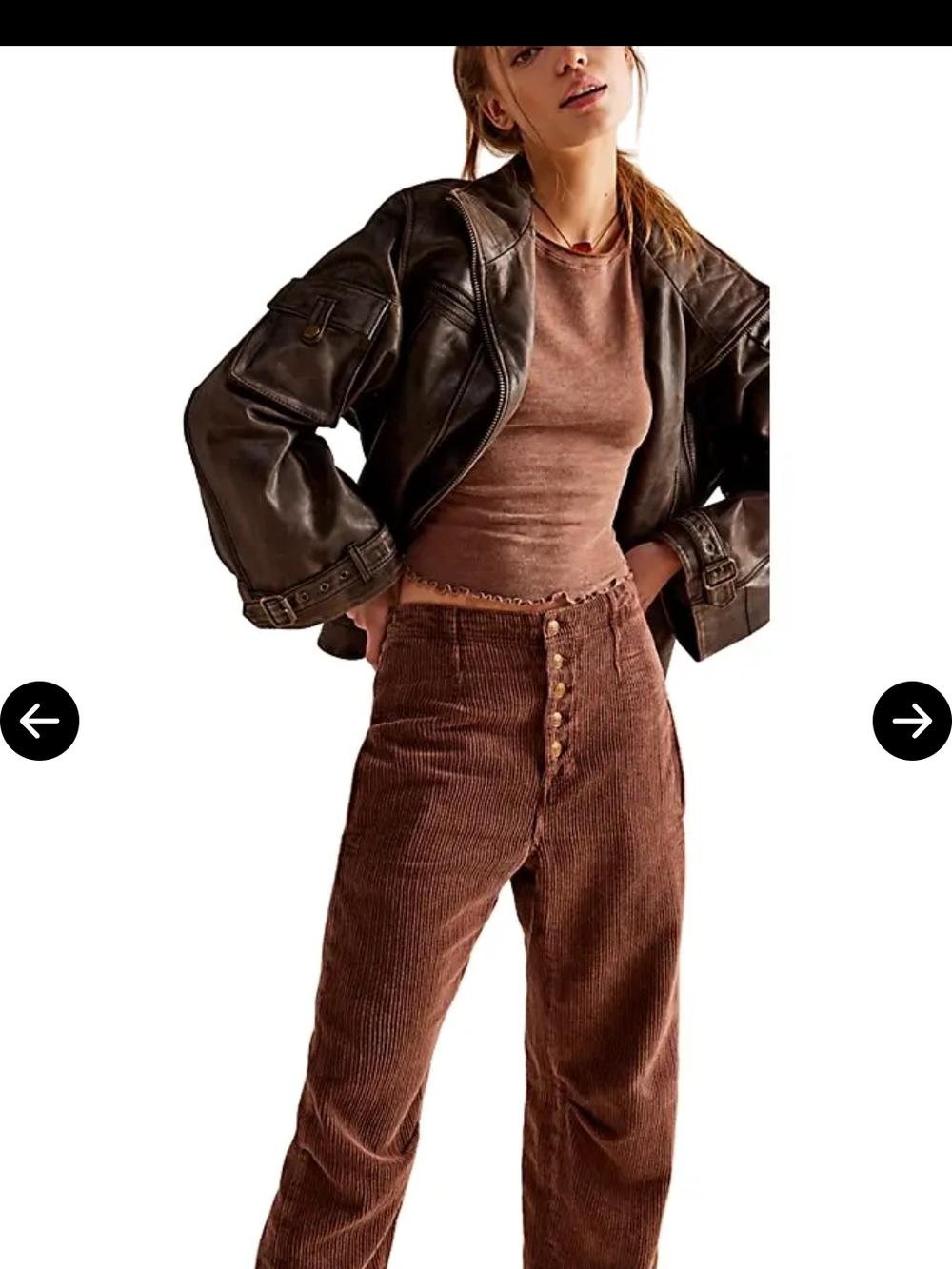 Free People OSAKA CORD Pant - Size 27